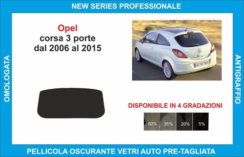 Pellicole oscuranti vetri opel - pellicole,