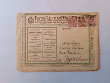 REGNO BLP CENT. 10 + COMPLEMENTARI SU BUSTA VIAGGIATA  COMPLETA DI LETTERA