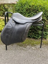 Sella 17" Stubben Colombo 29 Larghezza Media Nera Gp USATA BENE