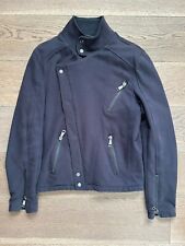 Giacca cotone Zara stile biker blu tg.M