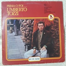 DISCO 33 GIRI UMBERTO TOZZI PRIMA O POI... RB 152 ORANGE LABEL 1978