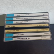 LOTTO 7 CD FAUSTO PAPETTI CLASSICS FEELINGS MY LOVE SENTIMENTAL MOVIES ISN'T SAX