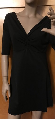 Vestitino nero scollo zara - vestitino, a