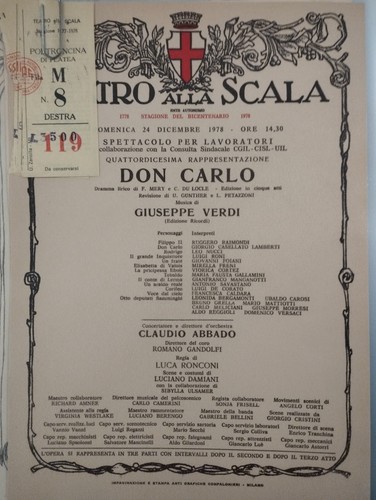 Locandina teatro alla scala - locandina,