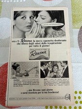 Pubblicità d'epoca reclame originale stampa pubblicitaria a mezza pagina Rexona