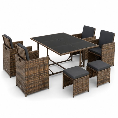 Set giardino polyrattan - set, da