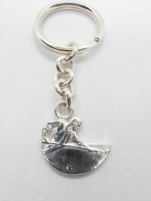 925 Silver Keychain with