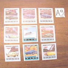 9 Figurine Esselunga Disney Pixar Cars2 Cars 2 rare A9