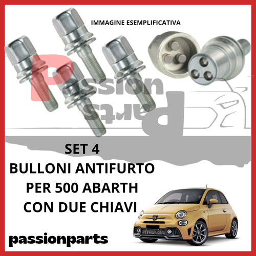 Kit bulloni antifurto - kit,