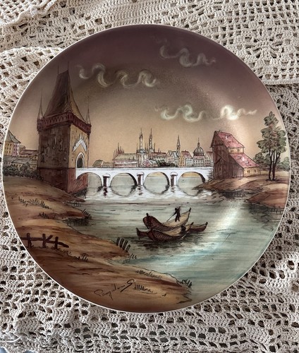 Antico piatto decorativo - ,