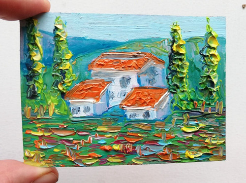 Miniatura originale paesaggio
