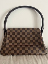 borsa louis Vuitton Sacs -mini Looping -toile Damier Ébène