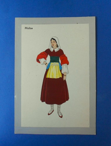Cartolina meschini pochoir - meschini, gm