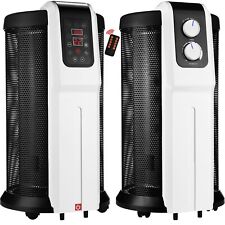 Riscaldatore Elettrico Cilindrico Mica 360° Surround Heating 2200W 3 Impostazioni di Calore