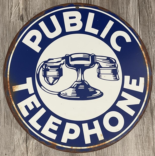 Public telephone diameter - public, 8"