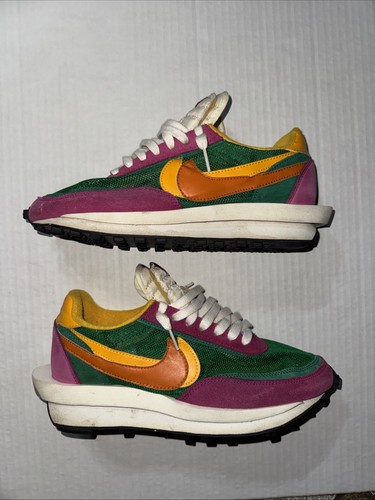 Nike sacai waffle verde - -,