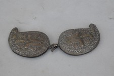 FIBBIE CINTURA DONNA TRADIZIONALI GRECHE ANTICHE A FORMA DI ALA VINTAGE XIX SECOLO