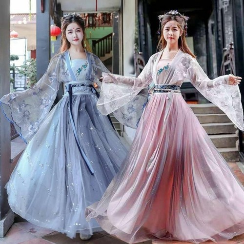 Costume donna floreale ricamo
