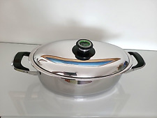 BELLISSIMA PENTOLA OVALE AMC MISURA MAXI DA 5LT SERIE 28+ CESTELLO COTTURA VAP