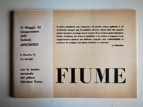 Salvatore fiume mostra - salvatore,
