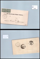 Storia postale Regno VEII da Novi di Modena a Vernasca sassone T14