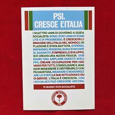 087 - Cartolina PSI Partito