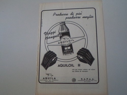 Advertising pubblicità 1952 - advertising,