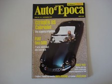 AUTO D'EPOCA 9/1995 FIAT NUOVA 500/CITROEN DS CABRIOLET/AUTOCARRO LANCIA 6RO M