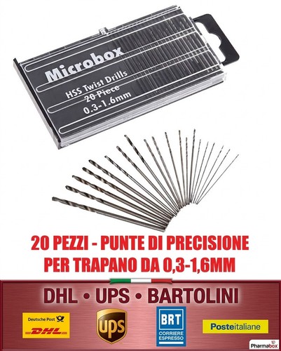 Punte per trapano hss mini - trapano,