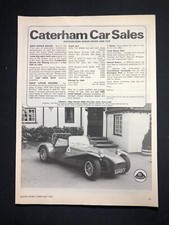Caterham Cars -  Advert -
