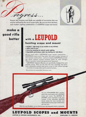 Pubblicità rivista 1953 per