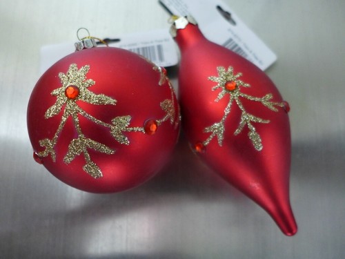 Due palline ornamenti gioiello