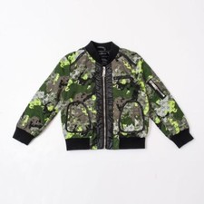 BOMBER MILITARE CON ZIP (TG