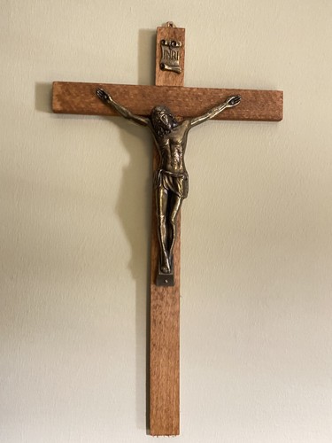 Crocifisso parete vintage - crocifisso,