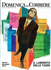 DOMENICA DEL CORRIERE 1967/11=TASSE=DISCHI VOLANTI=MINA=MOSTRO CAGLIARI VELENO