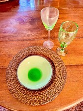 Quattro Sottopiatti Midollino Naturale