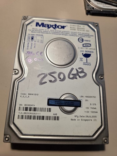 Hard disk 250 ide - ,