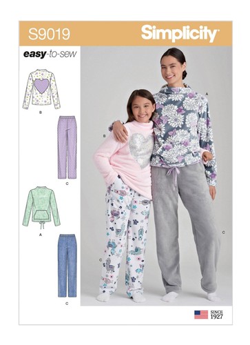 Simplicity 9019 riposo ragazze - simplicity,