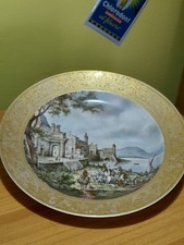 PIATTO DA PARETE IN PORCELLANA