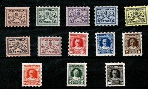 Vatican 1929 full - 1929, mh