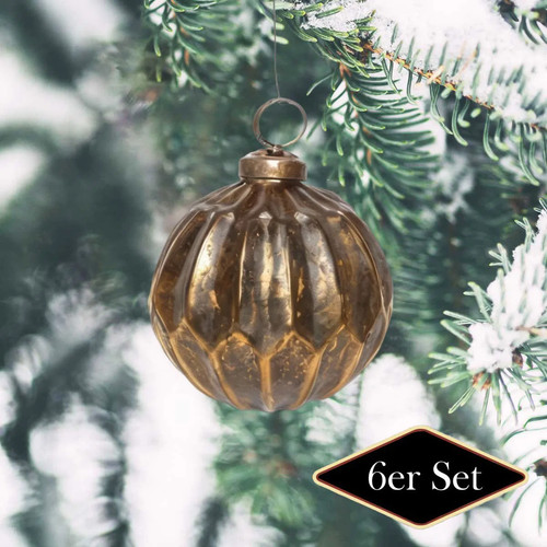 Pallina natale vetro a - di,