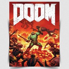 DOOM gioco INSEGNA METALLO