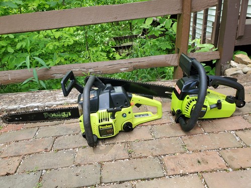 Poulan chainsaws pair - poulan,