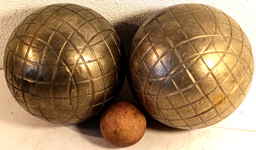 Bocce metallo con 1 - bocce,
