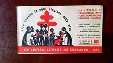 XXI*  Campagna  Nazionale  Antitubercolare  1958 - Libretto