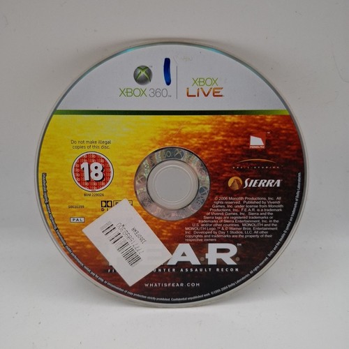 Fear xbox 360 - fear,