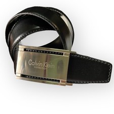 Cintura pelle uomo firma Calvin Klein reversibile nera marrone sconto da €79,90