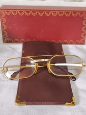   Cartier vendome Santos unisex eyeglasses original display lens Vintage  es