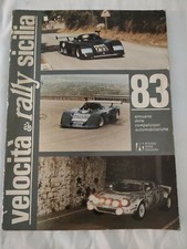 LIBRO VELOCITA' & RALLY SICILIA  '83  ANNUARIO COMPETIZIONI AUTOMOBILISTICHE