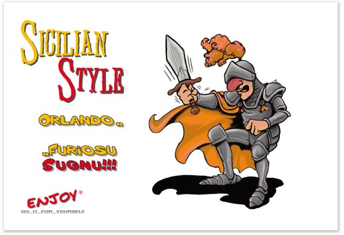 Orlando furioso pupo - orlando, siciliano